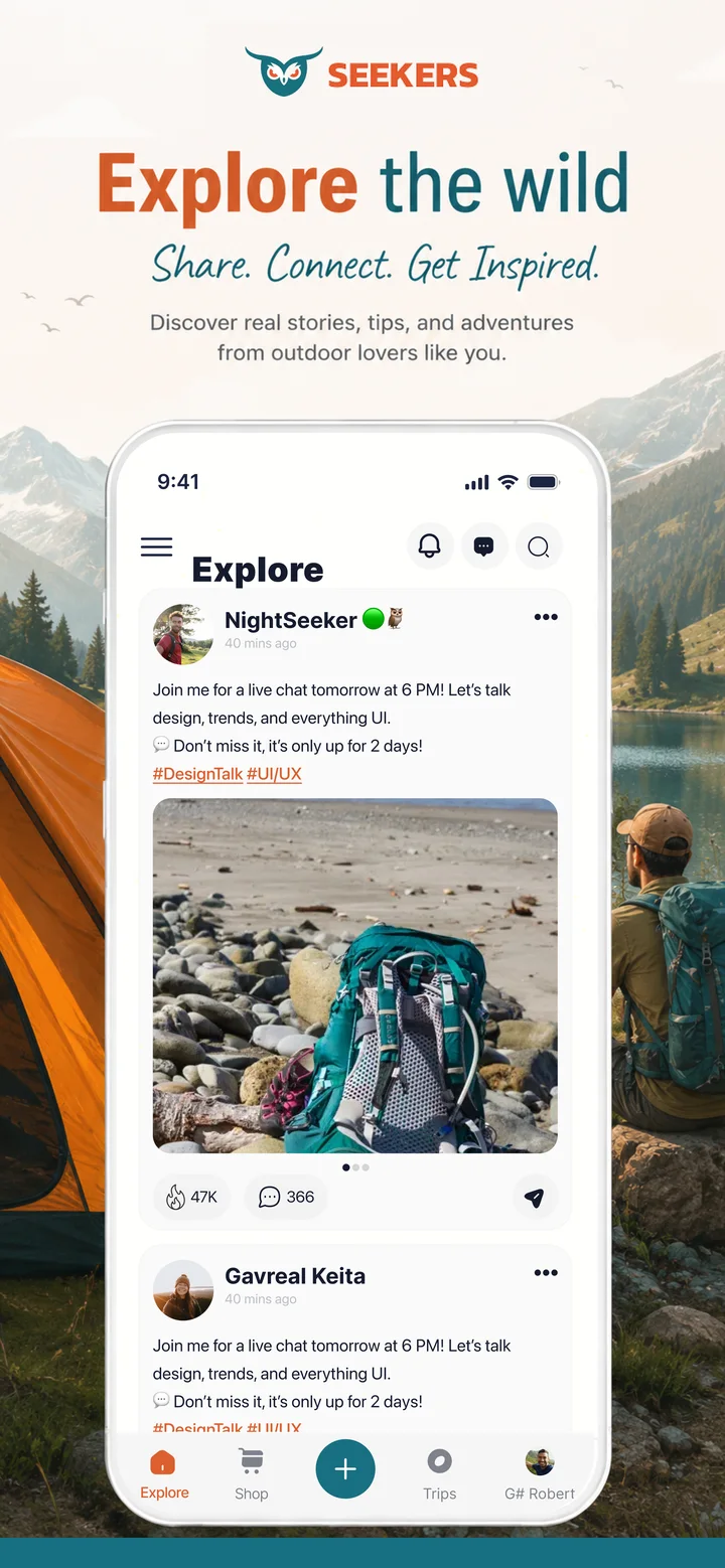 Explore the wild: share, connect, get inspired